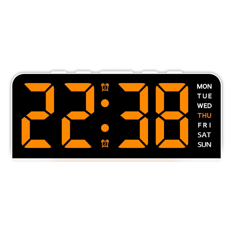 Dual Alarm LED Clock