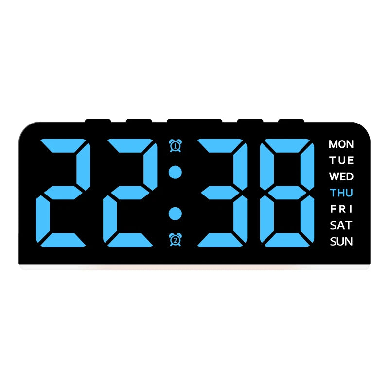 Dual Alarm LED Clock