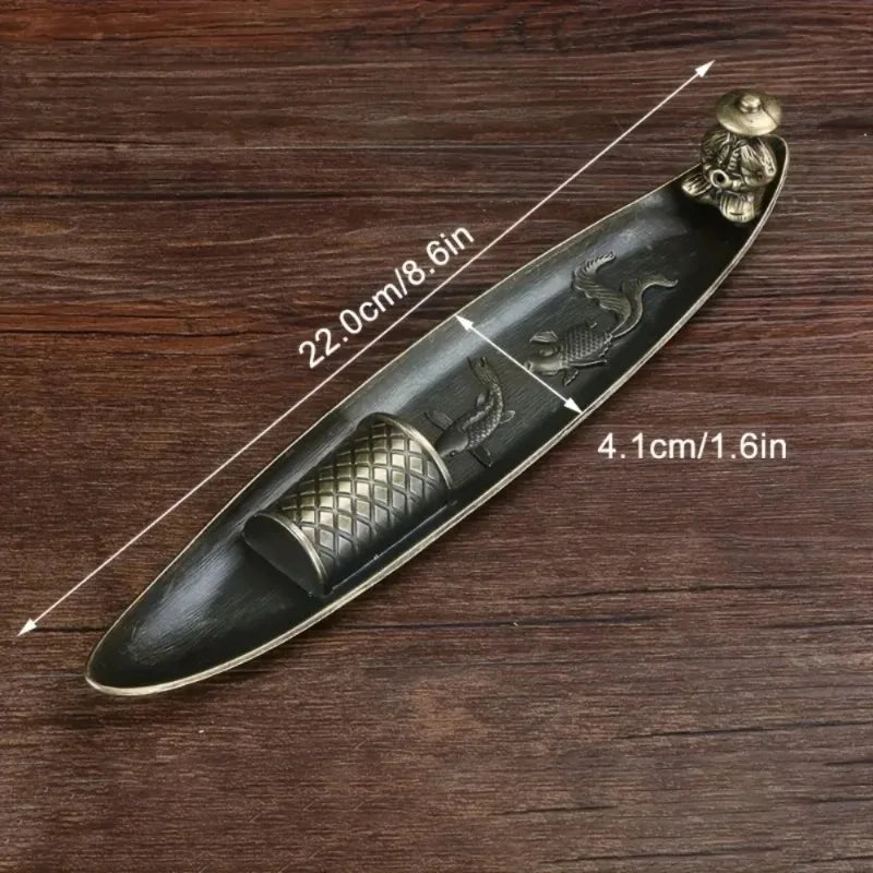 Zen Fishing Incense Burner