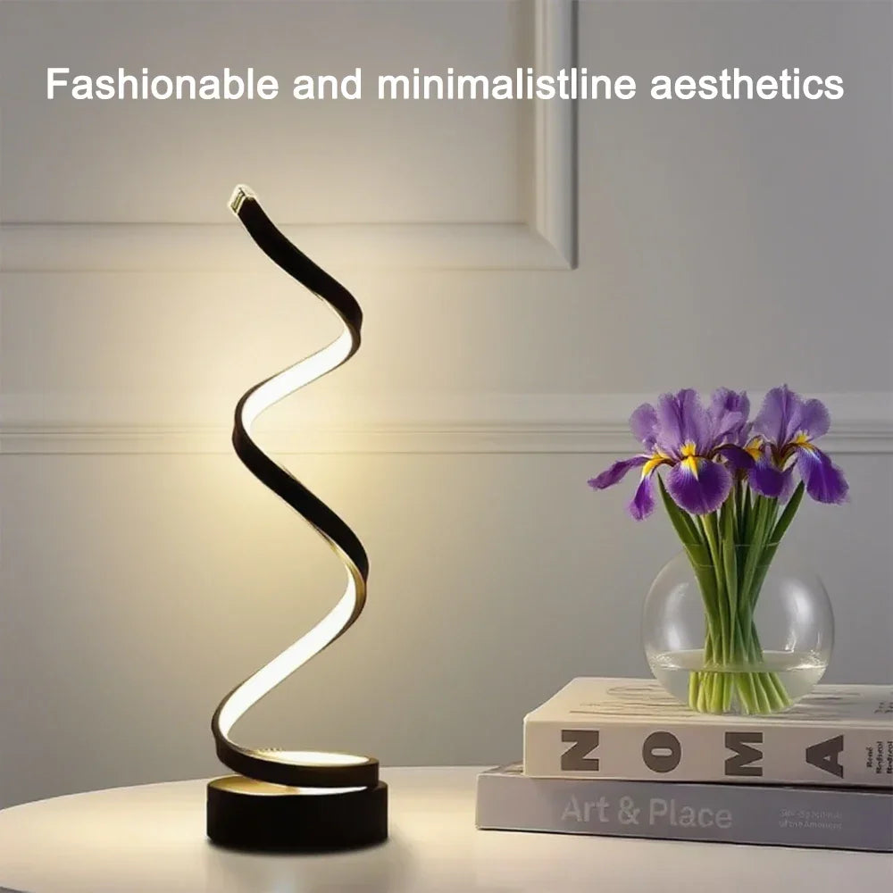 Spiral LED Desk Lamp