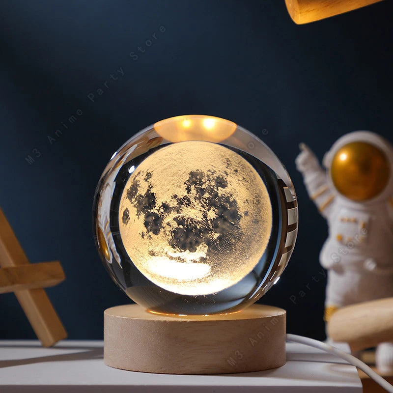 Galaxy Crystal Night Light
