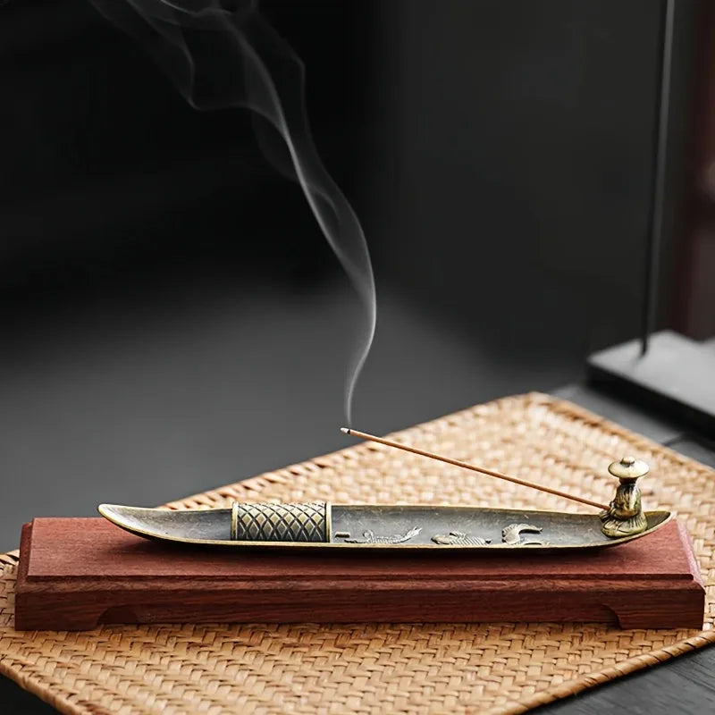 Zen Fishing Incense Burner
