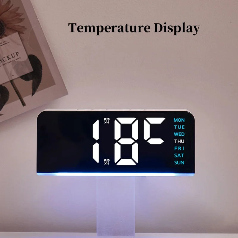 Dual Alarm LED Clock