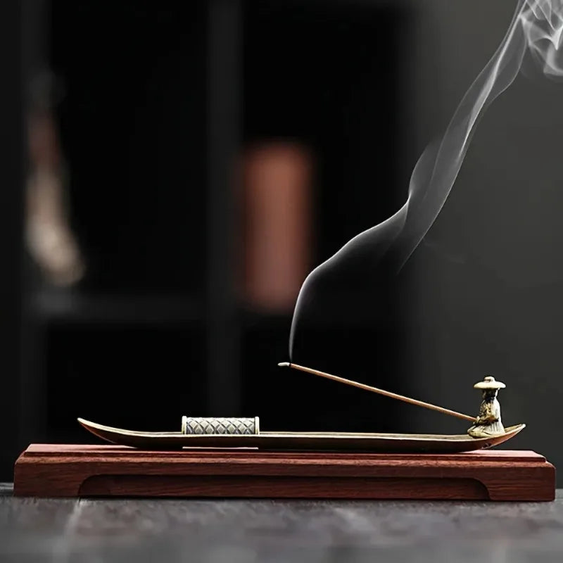 Zen Fishing Incense Burner
