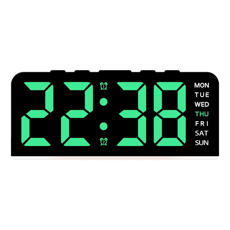 Dual Alarm LED Clock