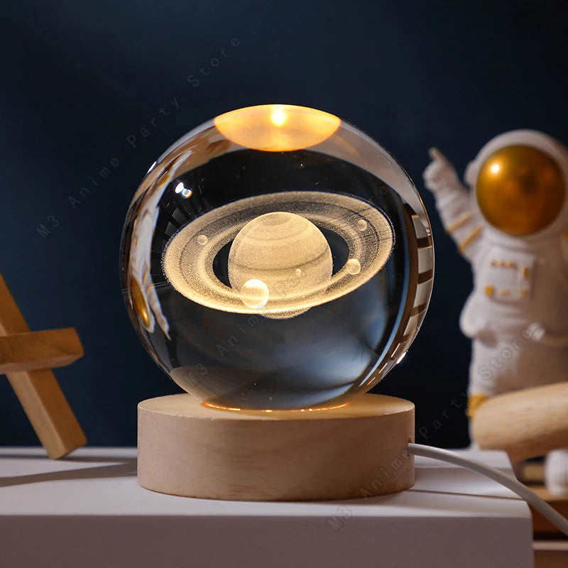 Galaxy Crystal Night Light